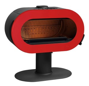 Piec wolnostojący INVICTA FIFTY emalia czerwona 6480-47