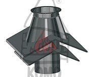 Podstawa kątowa przejściowa dwuspadowa PDKD-II-D-OC kąt dachu 35-50º