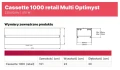 Schemat kasety elektrycznej DIMPLEX 1000 Retail Multi Colour 3D Optimyst