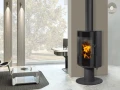 ROMOTOP LAREDO T 30 metal Wolnostojący piec kominkowy obrotowy - aranżacja