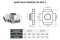 Skrzynka rozdzielcza DARCO SRO-3 schemat