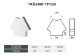 Trójnik prostokątny DARCO YP-120 schemat