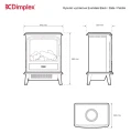 Schemat kominka DIMPLEX EVANDALE Optimyst