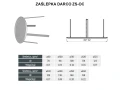 Zaślepka DARCO ZS-OC schemat