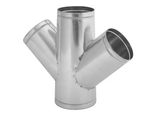 Czwórnik redukcyjny okrągły CZOR125-3x100/45-OC