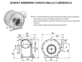 Turbina (aparat nawiewny) DARCO ANeco-II generacji - schemat