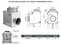 Bypass z metalowym filtrem DARCO BAN2-II do aparatu nawiewnego AN-II - schemat