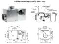 Zestaw nawiewny (turbina) DARCO BANAN1-II - schemat