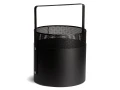 23378.Kosz na drewno kominkowe DARCO AERO HOLD 1 czarny z perforacją