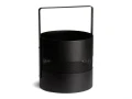 Kosz na drewno kominkowe DARCO AERO HOLD 2 czarny z perforacją