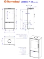 Schemat pieca ROMOTOP LAREDO F 30 metal