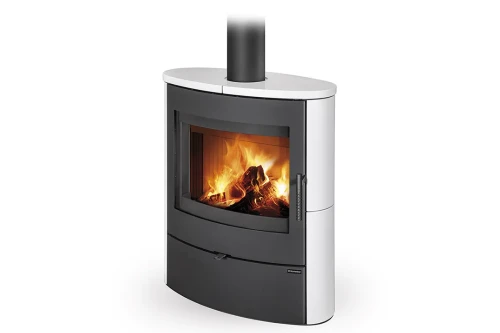 Piec wolnostojący na drewno ROMOTOP NAVIA ceramika