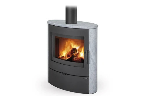 Piec wolnostojący na drewno ROMOTOP NAVIA 20 kamień