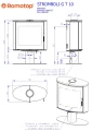 Schemat pieca ROMOTOP STROMBOLI G T 10