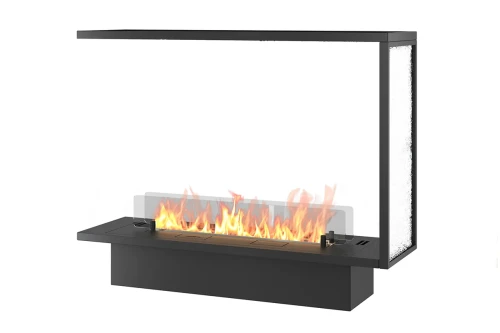 Biokominek automatyczny trójstronny-wyspowy INFIRE ETRONIC BASIC U 1000 do zabudowy