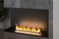 Biokominek automatyczny narożny INFIRE ETRONIC BASIC L 1000 w zabudowie