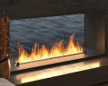 Biokominek automatyczny vis a vis INFIRE ETRONIC 2 SIDE 1200 do zabudowy