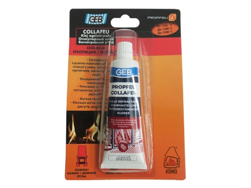 Klej ognioodporny GEB COLLAFEU 1100°C - tubka 50 ml