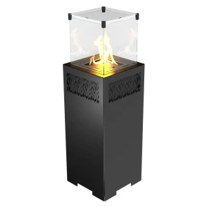 Ogrzewacz gazowy tarasowy HITZE FUENTE Q czarny