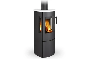 ROMOTOP PARLA 3S ceramika Piec trójstronny na drewno