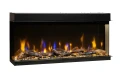 Kominek elektryczny Dimplex Ignite Bold 50 w wersji z trzema szybami
