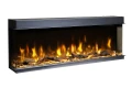Kominek elektryczny Dimplex Ignite Bold 60 w wersji z trzema szybami