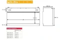 Schemat kominka elektrycznego DIMPLEX IGNITE ULTRA