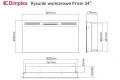 Schemat kominka elektrycznego DIMPLEX PRISM 34