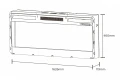 Schemat kominka elektrycznego DIMPLEX SIERRA 72