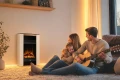 Kominek elektryczny wolnostojący DIMPLEX GISELLA aranżacja