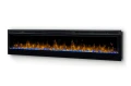 Kominek elektryczny DIMPLEX PRISM 74 Optiflame - niebieskie podświetlenie paleniska