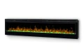 Kominek elektryczny DIMPLEX PRISM 74 Optiflame - zielone podświetlenie paleniska