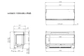 Schemat kominka elektrycznego Dimplex e-MatriX 1300x400 I RGB