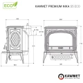 Schemat pieca KAWMET Premium NIKA S5 Eco