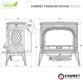 Schemat pieca KAWMET Premium SPHINX S6