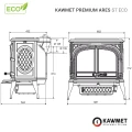 Schemat pieca KAWMET Premium ARES S7 Eco