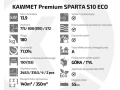 Charakterystyka pieca KAWMET Premium SPARTA S10 Eco 13,9 kW