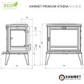 Schemat pieca KAWMET Premium