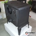 Żeliwna koza na drewno KAWMET ATHENA S12 z bezpośrednim dolotem powietrza zewnętrznego