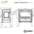 Schemat pieca KAWMET Premium EOS S13