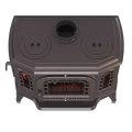 Piec wolnostojący żeliwny KAWMET P7 CookTop LB Eco z płytą grzewczą