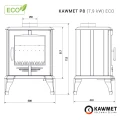 Schemat pieca KAWMET P8 (7,9 kW) Eco