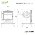 Schemat pieca KAWMET P10 (6,8 kW) Eco