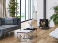 Piec wolnostojący KAWMET P8 (7,9 kW) Eco aranżacja