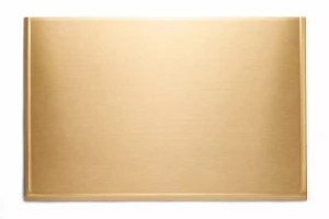 Blacha przed kominek z mosiądzu, SATYNA, 40x70 - ArtFuego B-1500-3-SA-K