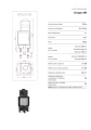 Karta techniczna Unico DRAGON 8B Lewy Standard