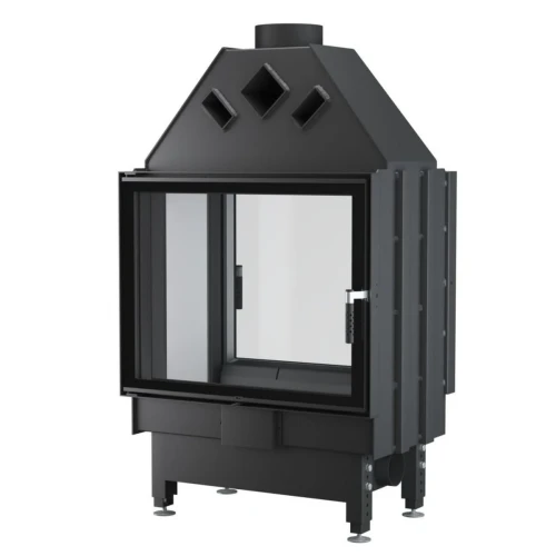 Wkład kominkowy vis a vis Unico DRAGON 6 XXL DUO Standard jasna ceramika