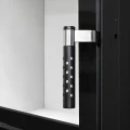 Klamka Unico Design czarno-srebrna