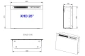 Schemat wkładu elektrycznego DIMPLEX XHD 26