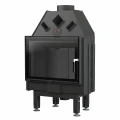 Wkład kominkowy Unico DRAGON 2 SLIM Standard ciemna ceramika
